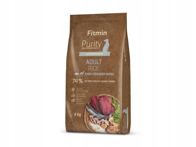 Fitmin Dog Purity Rice Adult Fish & Venison 2 kg