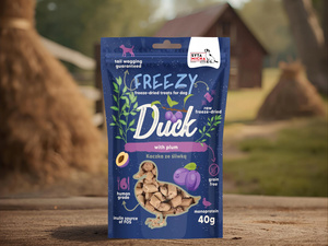 Syta Micha FREEZY Kaczka ze Śliwką i Tymianekiem 40 g – Liofilizowany Przysmak dla Psa