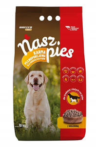 Nasz Pies Karma dla Psa z Wołowiną 2x 15 kg – Pełnoporcjowa sucha karma dla dorosłych psów
