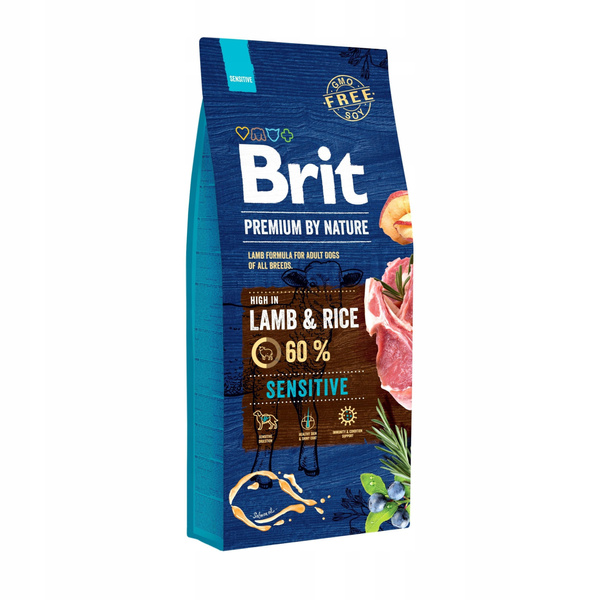 BRIT PREMIUM BY NATURE SENSITIVE LAMB 15KG – Karma dla Psów z Wrażliwym Układem Pokarmowym