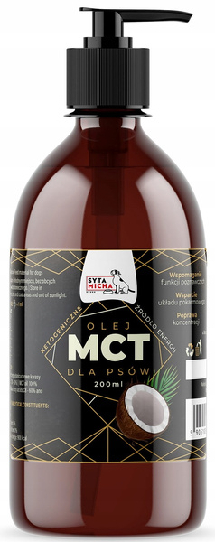 Syta Micha Olej MCT dla psa 200 ml