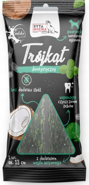 SYTA MICHA Trójkąt dentystyczny dla psa 2 szt.