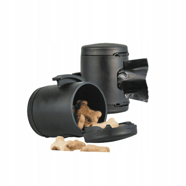 FLEXI Multi Box Vario – dozownik na woreczki i przysmaki, czarny