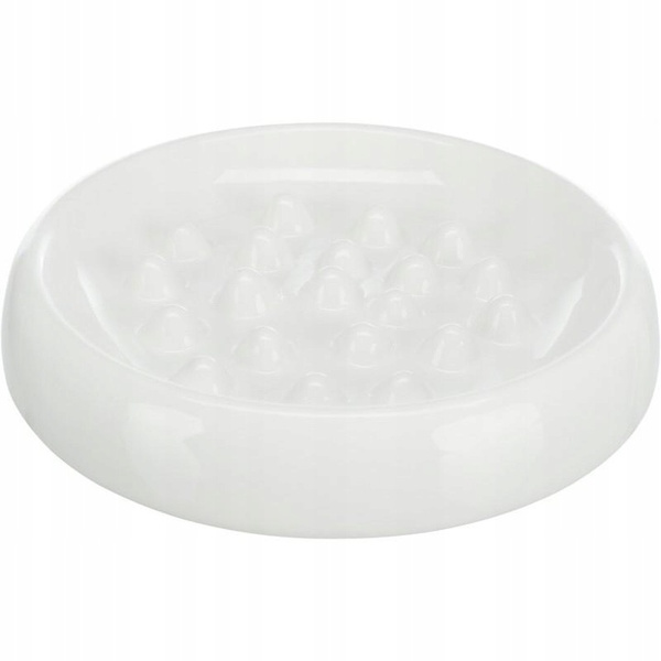Trixie Slow Feeding Niska Miska Ceramiczna dla Kota i Psa (0,25 L)ml