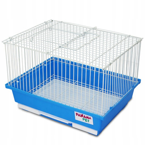 Panama Pet klatka dla gryzoni biało/niebieska 30x23x20cm