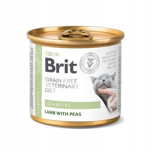 Brit Veterinary Diet Cat Struvite 200 g Mokra karma weterynaryjna dla kotów z kamicą struwitową •Z indykiem • Bezzbożowa