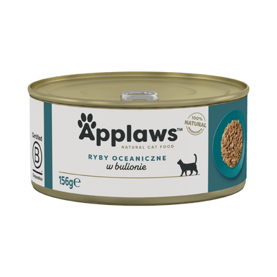 Applaws Cat Mokra Karma dla Kota 156 g – Ryby Oceaniczne w Bulionie