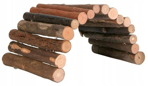 TRIXIE Mostek dla gryzoni 28 x 17 cm – naturalny element do klatki