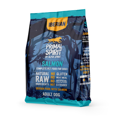 PRIMAL SPIRIT Iberian Salmon 1kg – Karma sucha dla psa wszystkich ras