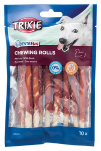 TRIXIE Denta Fun Przysmak Na Zęby Psa – 10 sztuk, 80 g