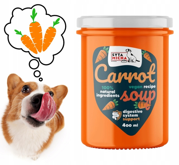 Syta Micha Marchewkowa zupa dla psa 400 ml