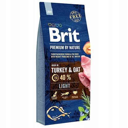 BRIT PREMIUM BY NATURE LIGHT 15KG – Karma dla Psów z Nadwagą