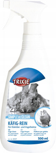TRIXIE Spray do Czyszczenia Klatek 500ml – Cytrynowy Płyn do Klatek dla Małych Zwierząt i Ptaków