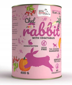 Syta Micha Karma mokra Chef Kaczka z warzywami 400g