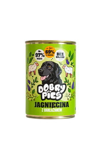 Dobry Pies 7×400 g – mokra karma dla dorosłych psów wszystkich ras Mix smaków 6+1 GRATIS