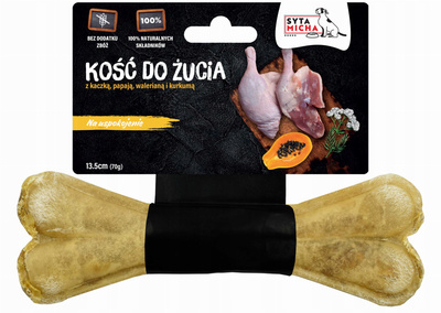 SYTA MICHA Kość do żucia dla psa na uspokojenie 13,5 cm