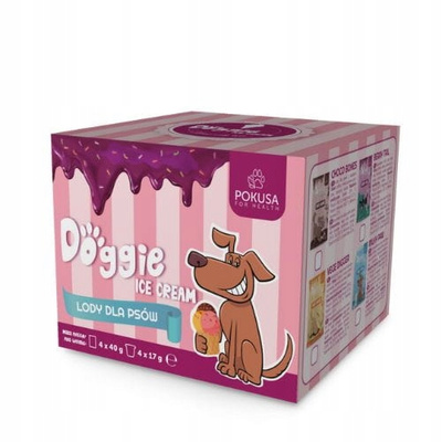Pokusa Doggie Ice Cream – zestaw lodów dla psów od 3. miesiąca życia