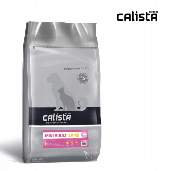 Calista Mini Adult Dog Lamb & Rice 12 kg – sucha karma premium dla dorosłych psów małych ras