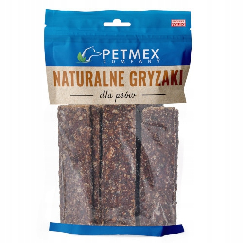 Petmex Paski z Jelenia Naturalny Zdrowy Przysmak dla Psa 100g