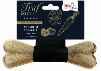 SYTA MICHA Kość do żucia dla psa TrufLOVE 13,5 cm