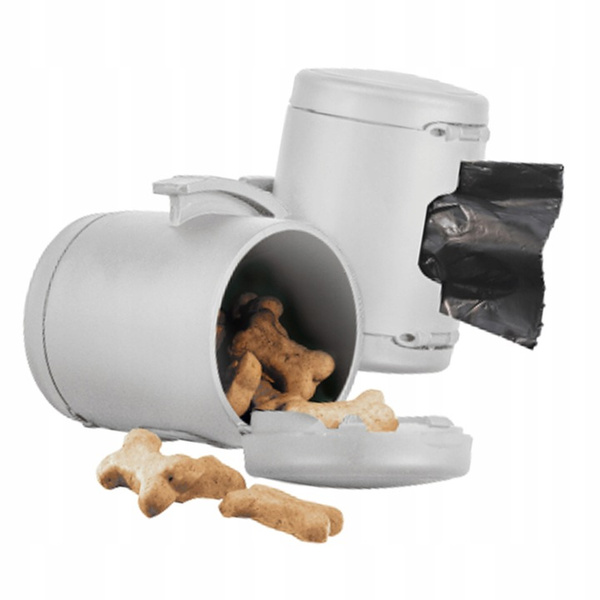 FLEXI Multi Box – pojemnik na woreczki i przysmaki, szary