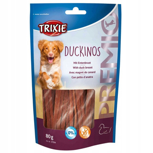 TRIXIE Premio Paski Kaczka Przekąska dla Psa 80 g