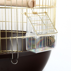 Panama Pet klatka dla ptaków 40 x 40 x 70 cm złoto brązowa