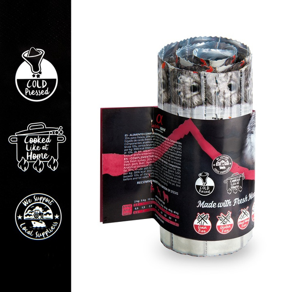 Alpha Spirit Przysmak dla Psa Paluszki Prosciutto Blistry 16 x 10g
