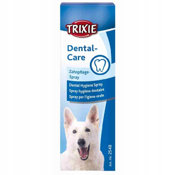 TRIXIE Spray do Czyszczenia Zębów 50 ml – Higiena Jamy Ustnej dla Psów
