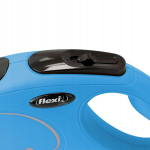 FLEXI Smycz automatyczna Classic Taśma 5 m, rozmiar S, niebieska, do 15 kg