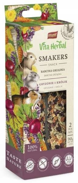 Vitapol Vita Herbal Smakers Babcina Grządka dla królika i gryzoni – 90 g