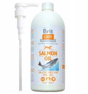 Brit Care Dog Salmon Oil 1L – Olej z Łososia dla Psa i Kota