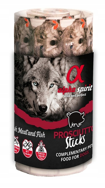 Alpha Spirit Przysmak dla Psa Paluszki Prosciutto Blistry 16 x 10g