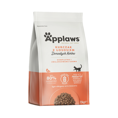 Applaws Cat Bezzbożowa Sucha Karma dla Kota – Kurczak i Łosoś 7,5 kg
