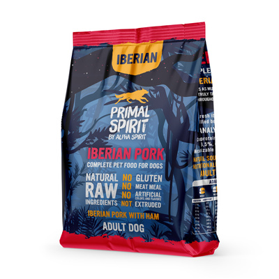 Primal Spirit Iberian Pork 1 kg – Bezzbożowa karma sucha dla psa dorosłego i szczeniąt wszystkich ras