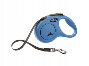 FLEXI Smycz automatyczna Classic Taśma 5 m, rozmiar S, niebieska, do 15 kg
