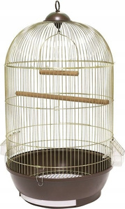 Panama Pet klatka dla ptaków 40 x 40 x 70 cm złoto brązowa