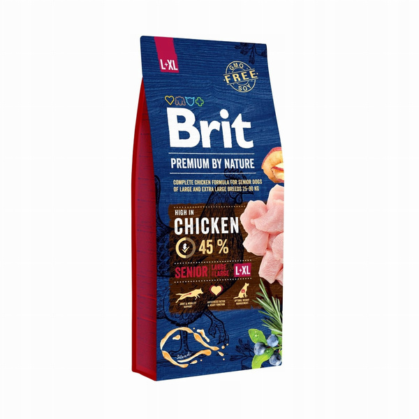 Brit Premium by Nature Senior L/XL 15kg – Karma dla Psów Ras Dużych i Olbrzymich