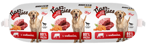 Nasz Pies Baton z wołowiną 1000 g ZESTAW X5