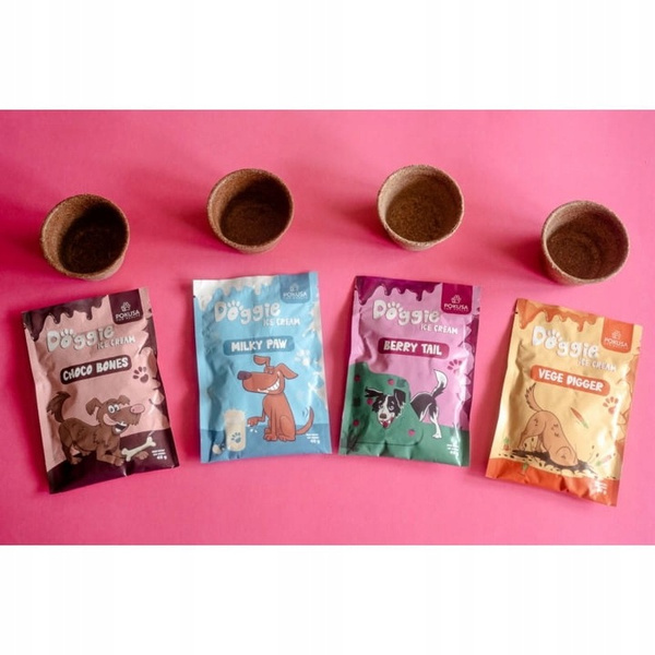 Pokusa Doggie Ice Cream – zestaw lodów dla psów od 3. miesiąca życia