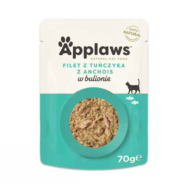 Applaws Cat Mokra Karma dla Kota – Tuńczyk z anchois w bulionie 70 g