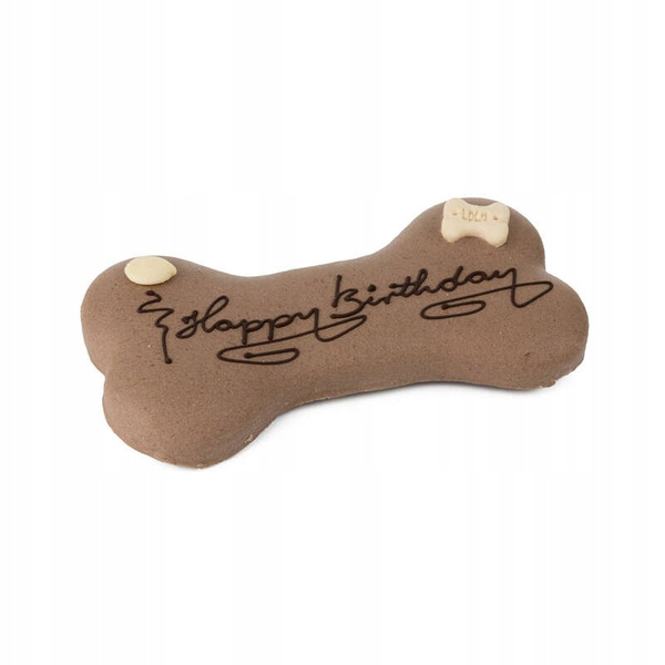 Lolo Pets Tort dla psa Happy Birthday orzechowo-czekoladowy 250 g