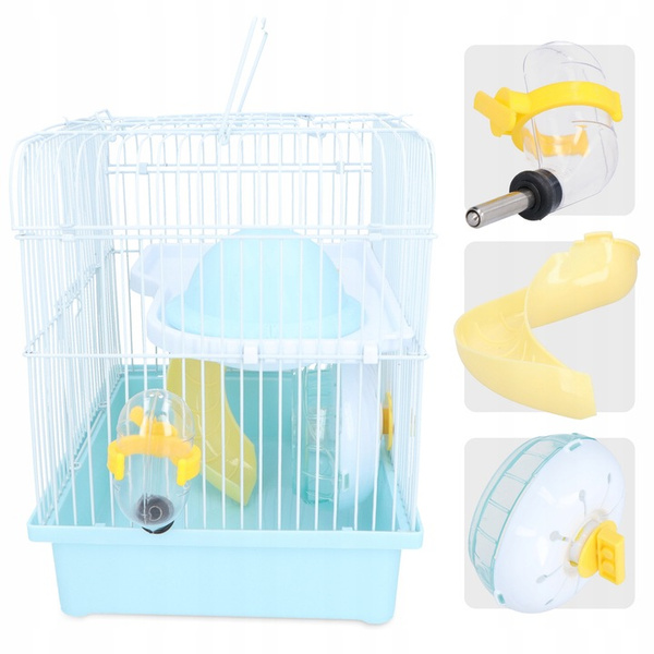 Panama Pet klatka dla gryzoni biało/niebieska 27x20,5x25,5cm