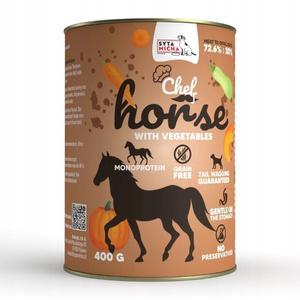 Syta Micha karma mokra Chef Konina z warzywami 400g