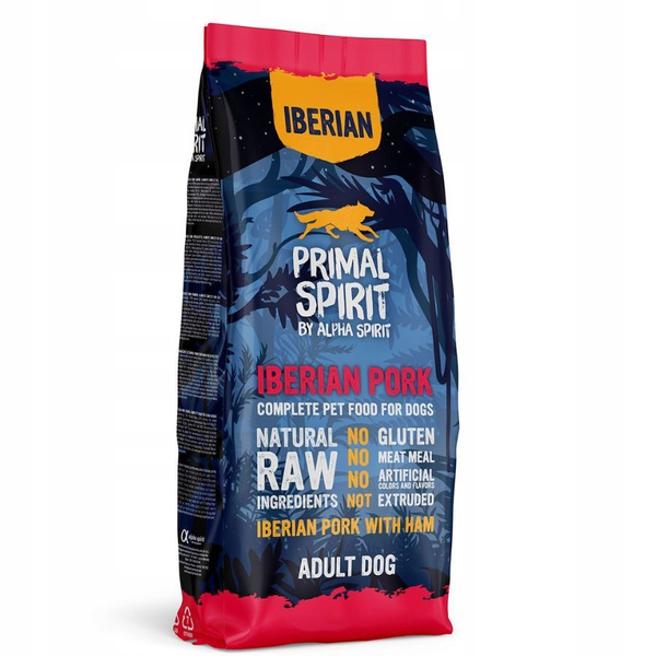 Primal Spirit Iberian Pork 12 kg – Karma sucha dla psa dorosłego wszystkich ras