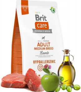 BRIT CARE HYPOALLERGENIC ADULT MEDIUM LAMB 3kg