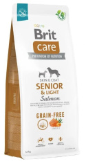 BRIT Care Grain-free Senior Light 12kg łosoś