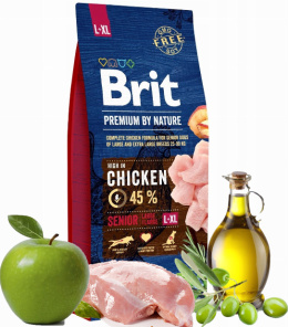 BRIT PREMIUM BY NATURE SENIOR L / XL 15KG