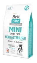 Brit Care MINI Grain Free Sterilised Rabbit&Salmon Sucha Karma dla Psa 2kg