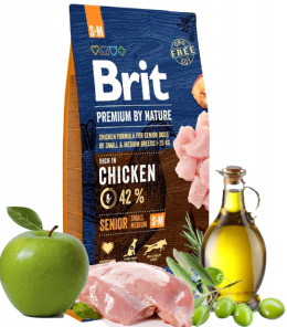 Brit Premium By Nature Senior S+M 15kg